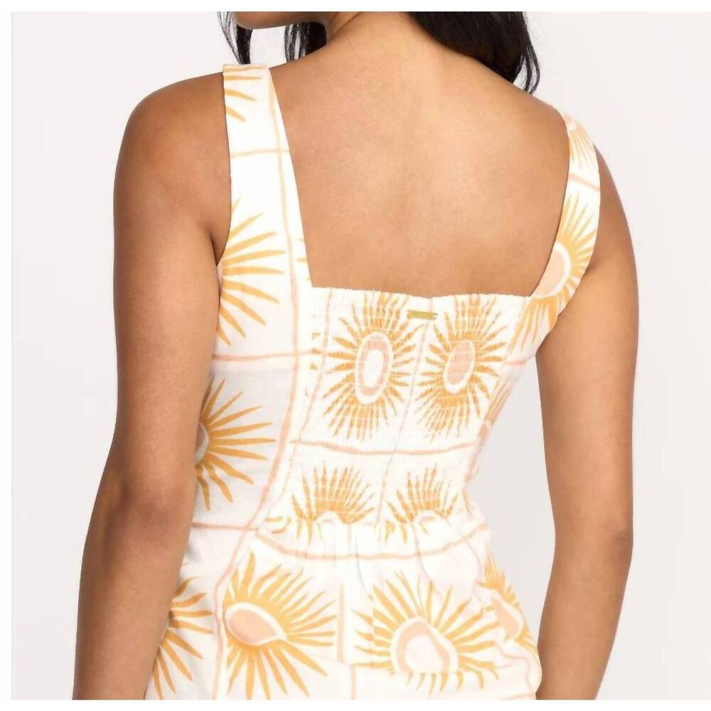 NEW BILLABONG women's sunlit sky mini dress in salt crystal - Picture 7 of 8